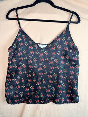 BP. Nordstrom Ditsy Floral Satin Cami Tank Y2K 90s Inspired Size S